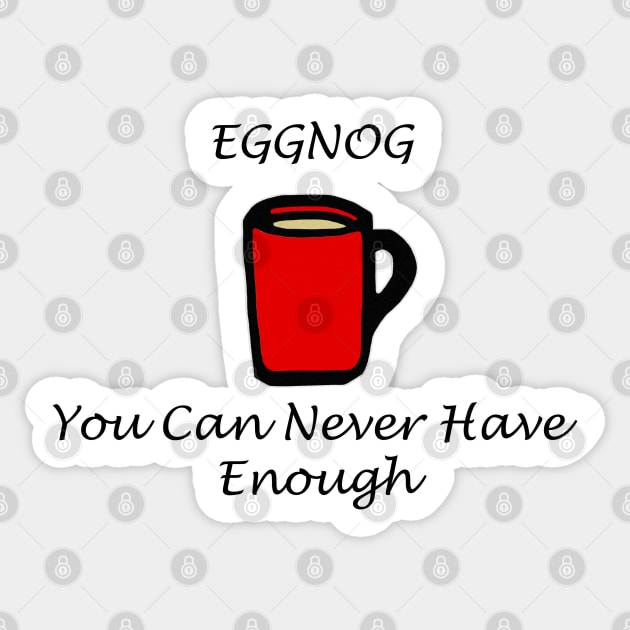 Eggnog Sticker by BlakCircleGirl